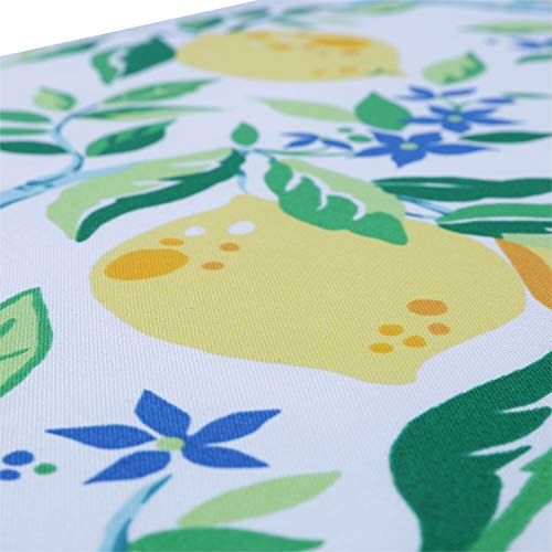 Pillow Perfect Outdoor/Indoor Lemon Tree Yellow Chair Pads, 15.5" x 16", Pack of 2 by Pillow Perfect - Image 4