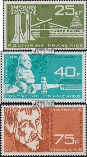 Sellos Polinesia Francesa 1965 Pintura Gauguin Prophila 45-47 Colección MNH