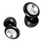 MOXYOY Ear Plugs for Sleep,Comfortable Ultra Soft Reusable Washable,Loop Earplugs Sleep,45dB Noise Reducing Earplugs,with Case & 8 Eartips(XS/S/M/L),for Sleeps,Concert,Working,Studying,Traveling,Black