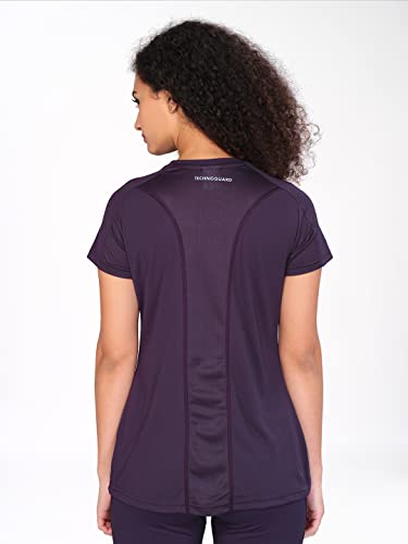 Image of TECHNOSPORT Women's 100% Polyester Regular Fit T-Shirt