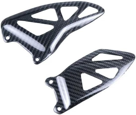 Side Spoiler Cowl for GSX-R1000 2017-2022 Real Carbon Fiber Heel Guard Rearset Plate Foot Peg Motorcycle Accessories Fairing Kits