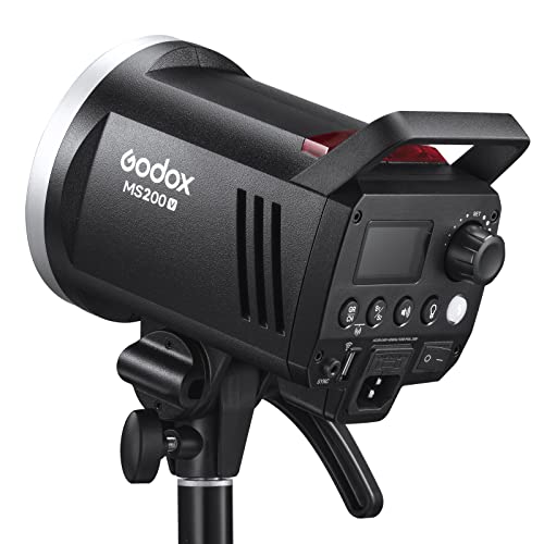 Godox MS200V 200WS 2.4G Wireless X System Studio Flash,5600±200k Color Temperature,0.1-1.8S Recycle Time,Using Godox X1 Trigger & XT16 Transmitter or xpro and x2 Trigger to remotely Control by GODOX - Image 2