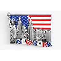 Designo Imán de metal 3D para nevera de cocina, diseño de Nueva