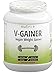 Produktbild WEIGHT & MASS GAINER Schokolade 2 kg Vegan - Kalorienreiche Schoko Trinknahrung für Masseaufbau & Zunehmen - V-GAINER ohne Maltodextrin & Zucker - Protein 2000g - 38,2% Eiweiß