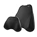 Poduszka podpierająca samochód pianka z pamięcią kształtu poduszka pod plecy podparcie lędźwiowe i zagłówek poduszka pod szyję do fotela biurowego samochodu (kolor: Czarny, rozmiar: Jeden rozmiar)