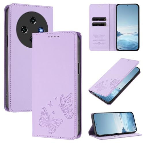 �X�}�z�P�[�X �Ή��@�� for Oukitel C5 2025 �yRFID�u���b�N�z�y�J�[�h�z���_�[�t�����z �}�O�l�b�g�J�� �X�^���h�@�\�t���zViolet