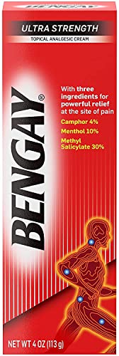 Image of Bengay Ultra Stength Pain Relieving Cream, Non-Greasy-Ultra Strength, 2 pk