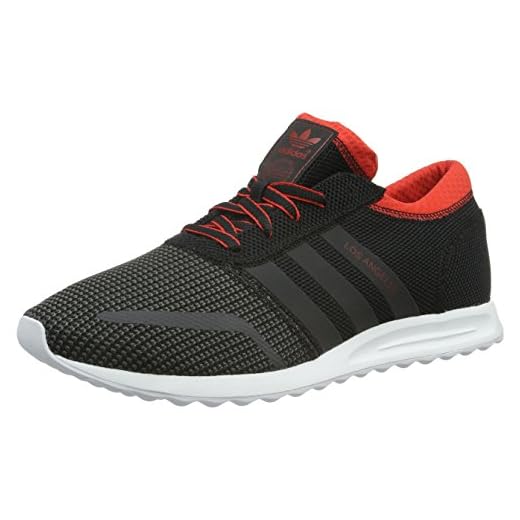 Adidas herr Los Angeles sneakers, Svart kärna Black Dgh Solid Grey Red - 42 2/3 EU
