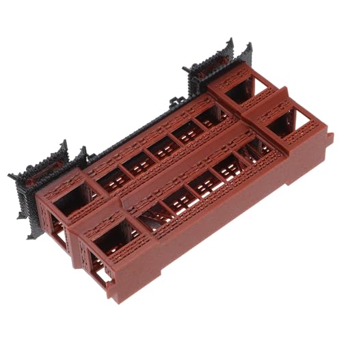 Pabellón chino miniatura LALAFINA de diseño antiguo único y plástico duradero para exteriores 2