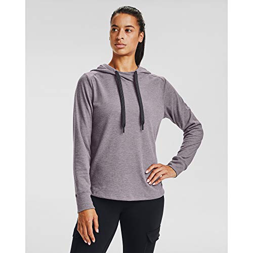 Under Armour Women's ColdGear Infrared Hoodie , Slate Purple (585)/Blackout Purple , Large