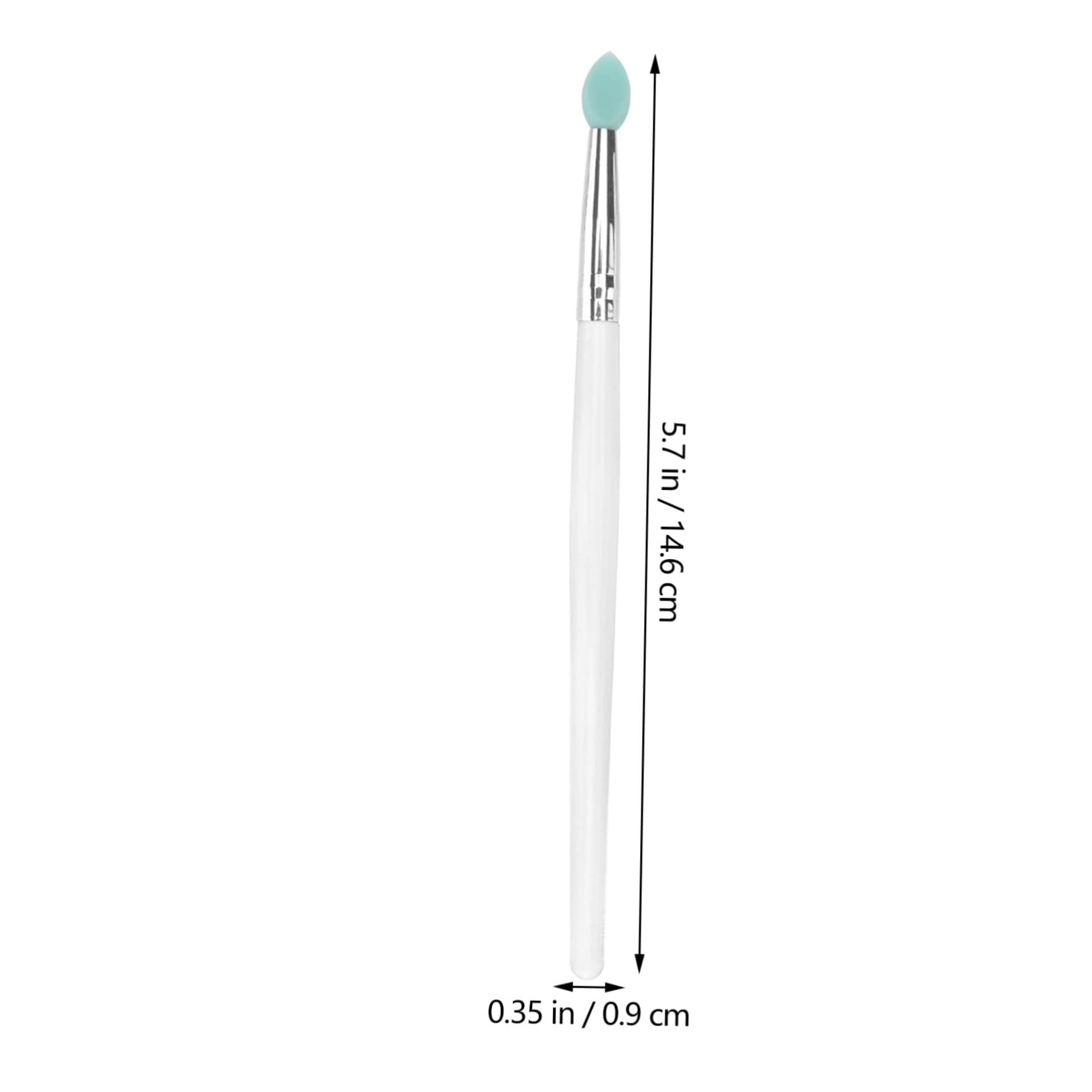 Ipetboom 2sets Silicone Eye Shadow Brush Set Makeup Brush Kit for Daily Use 6pcs*2