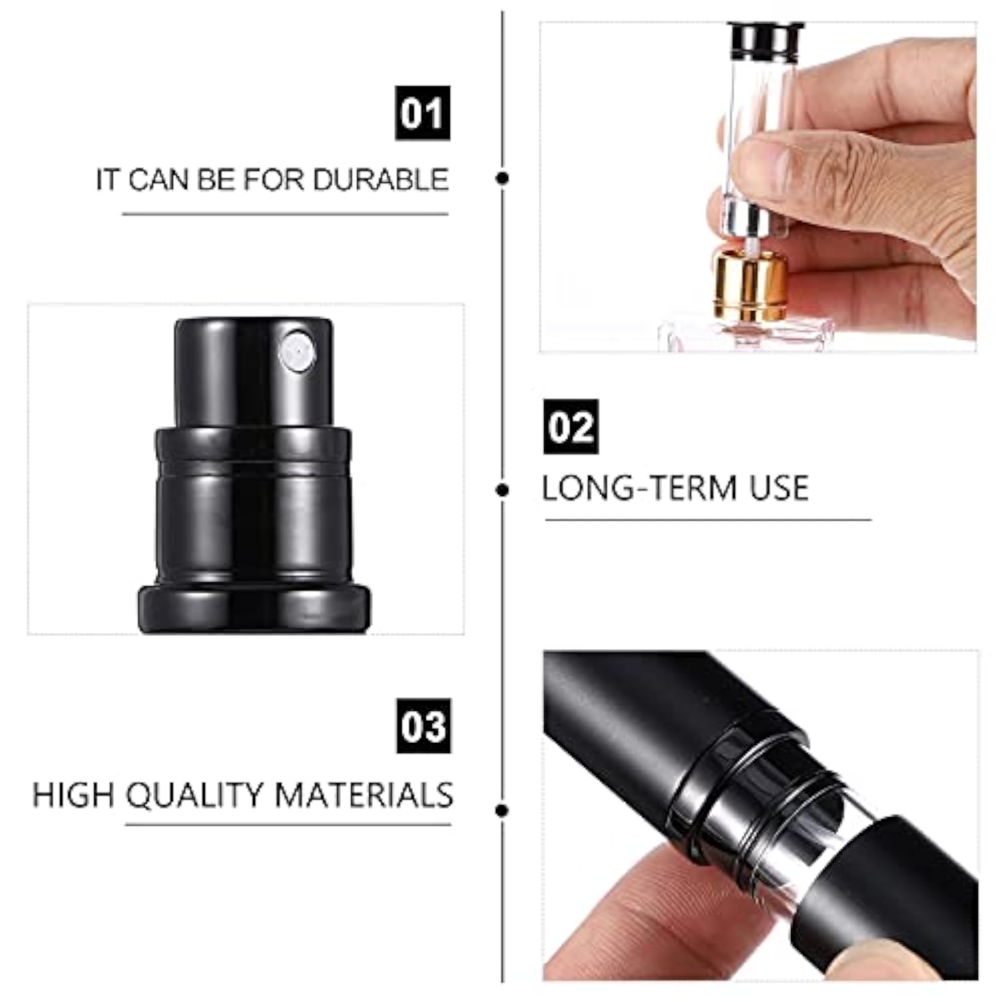 5ml Portable Retro Mini Perfume Bottle, Travel Accessory