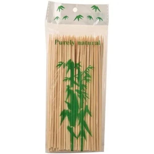 Image of Royals 200pc Bamboo Skewers for Barbeque Grilling Frying Sticks BBQ Skeweres Sticks Barbecue Sticks Tornado Potato Twister Spiral Sticks, 4inch