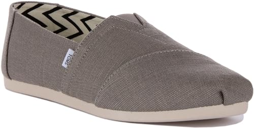 Miniatura 2 de Toms Alpargata Heritage Canvas, Mocasines Planos Hombre, Gris Cemento , 41 Eu