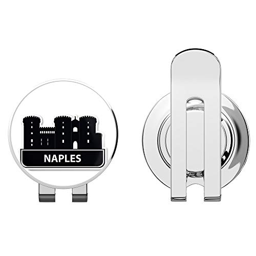 888 Graphics Naples Golf Hat Clip with Magnetic Ball Marker