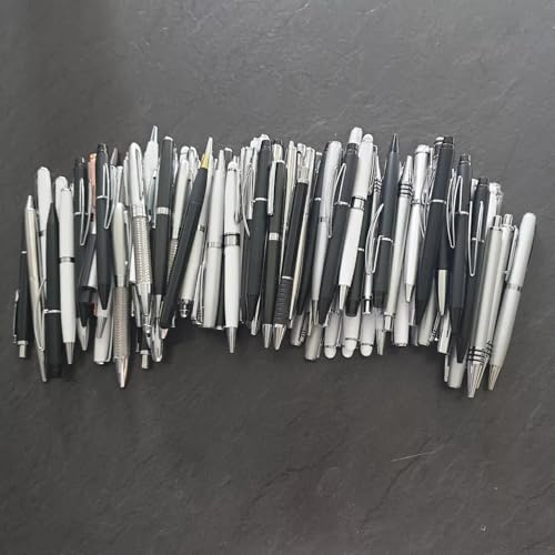 Lot de 500 stylos à bille en métal de qualité supérieure A* contre les pannes d'écriture