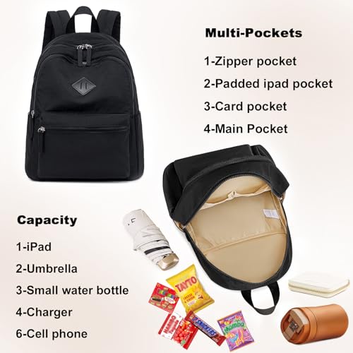 Image of CAMTOP Mini Backpack Small Backpack Purse for Women Girls Lightweight Cute Fashion Backpack Bookbag Daypack for Travel Shopping Them Park