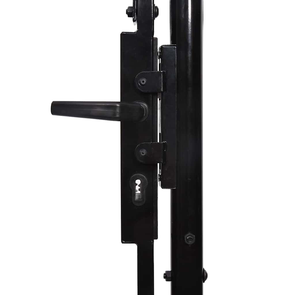 vidaXL Portail de clôture BOXTEL à porte simple avec arc en haut,