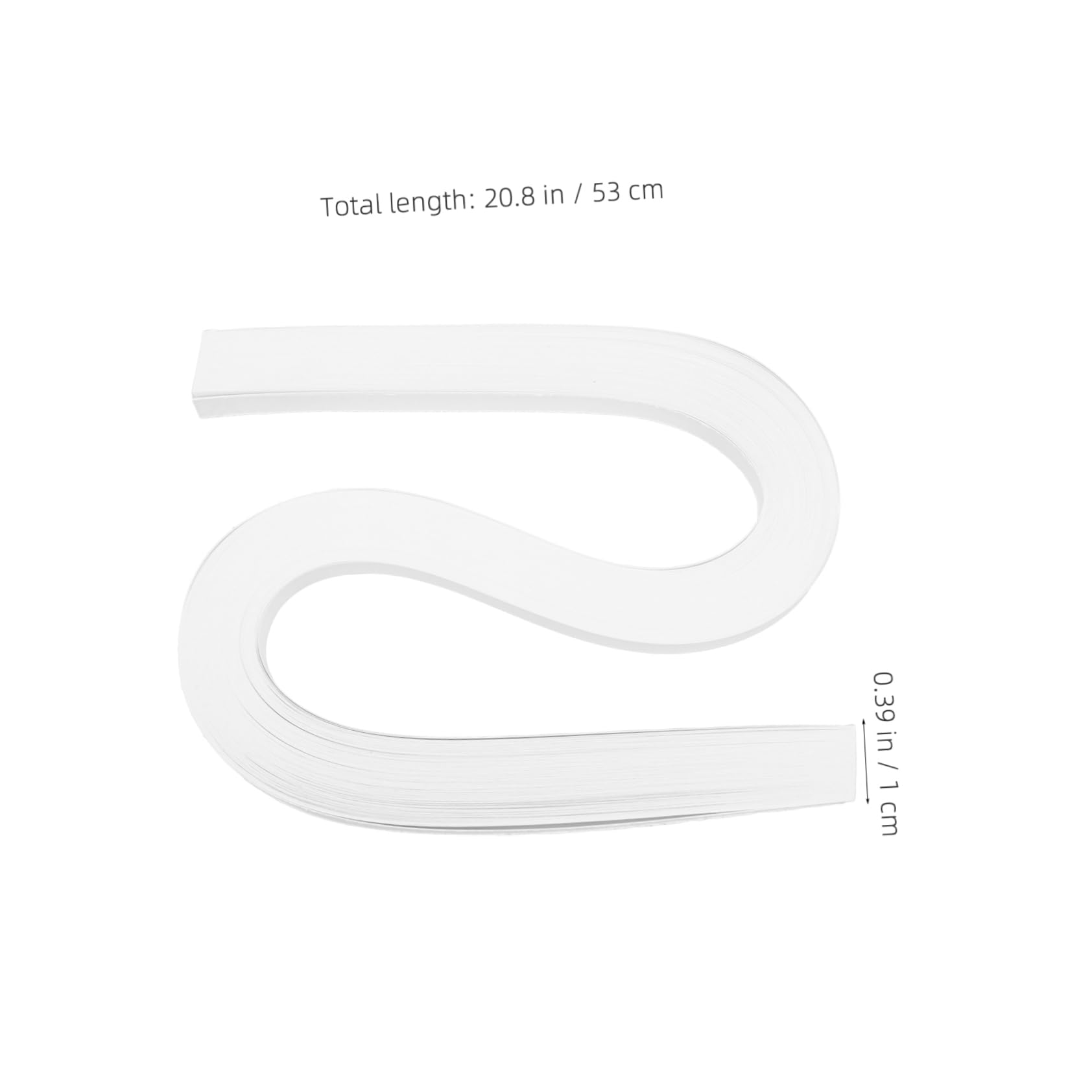 VILLCASE 2 Sets Quilling Paper Strips DIY Craft Kit Handmade Paper Quilling Supplies 53cm Wide Heart Filigree Designs