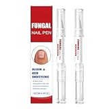 Fungal Nail Renewal Pen for Toes & Fingernails, Nail Care Brush Pen to Help Restore Discoloration, Strengthen Thick & Brittle Nails, Supports Clearer and Healthier Looking Nails (2 PCS)