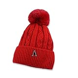 spiro ball uso  Sombreros De Invierno para Mujer Gorra De Lana Europea Y Americana Etiqueta De Tela De Marea Gorra De Spire Ball Gorro De Punto De Color Sólido Cabeza Engrosada para Mantener El Calor