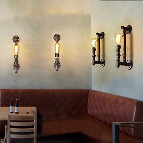 Lámpara de pared de hierro forjado estilo retro industrial 3
