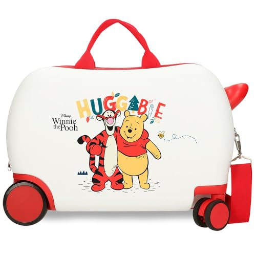 Disney Joumma Winnie The Pooh 2 Maleta Infantil Blanco 45x31x20 cms Rígido 1,8 kgs Cierre de combinación Lateral ABS 1,8 kgs 27,9L Equipaje de Mano