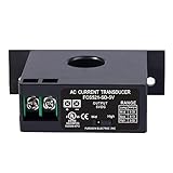 Current Transmitter, FCS521-SD-5V Current Transducer Transmitter Transformer Sensor AC Current Converter 0-50A