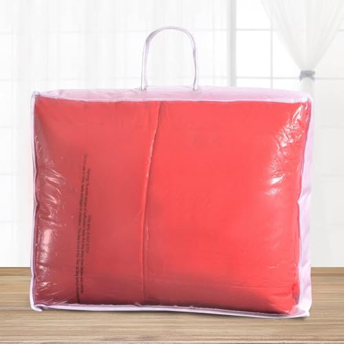 Couette doudou classique toutes saisons lit simple duvet alternative supérieure corail - 5