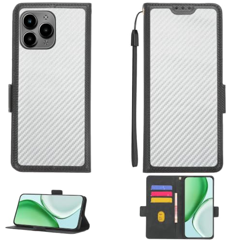 Kinetijy Case Compatible for Packard Bell Daytona G16 Pro Phone Case Flip Cover [with Tempered Glass Screen Protector][RFID Blocking] TXW-Y-H