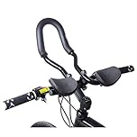 Triathlon Lenkeraufsatz Road Lenkeraufsatz Einstellbare Multi Position Fahrrad Ruhe Lenker Armauflage für Rennräder und Mountainbike Radfahren