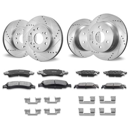 VEVOR Front Rear Brake Kit for 2014-2018 Chevy Silverado GMC Sierra 1500, 2015-2020 Suburban Tahoe...