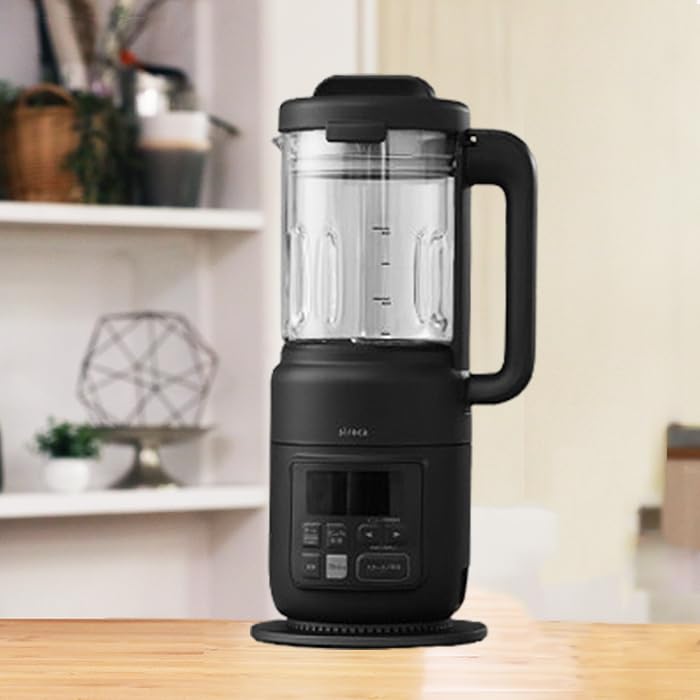 シロカ　ヒーター機能付きブレンダー　希少なブラック　おうちシェフ スープジャー付 Amazon.co.jp: シロカ おうちシェフブレンダー(ブラック) スープジャー