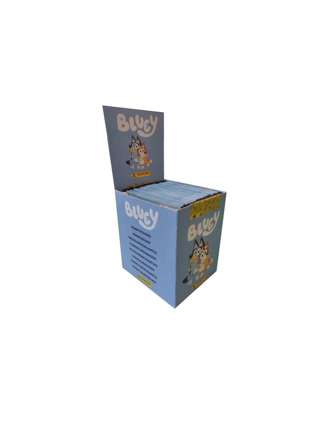 BLUEY colección de cromos pegatinas 2.024 (1 caja con 50 sobres (album no incluido))