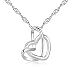 Produktbild Biioltgs Halskette mit Anhänger für Damen/Mädchen, Schmuck, Muttertag, für Partys, Geburtstage, Hochzeiten