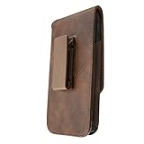 Prima caseroxx Funda para móvil con clip en marrón