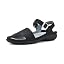 Ebony Nubuck/Black Leather