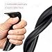 Archery Bow Strength Trainer, Rubber Stretch Bands Puller Strength Training with Ergonomic Grip for Hunting Shooting Practice (White)
