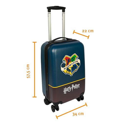 Harry Potter Trolley, Multicoloured, Polycarbonate Trolley 20 Inches” - 3
