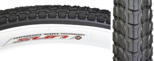 Oem Beach Cruiser 927 Durable Wire Bead White Sidewall Whitewall 26 X 2.125 Replacement Bike Tire Tube Rim Strip Lever Kit Bundle #TOP1