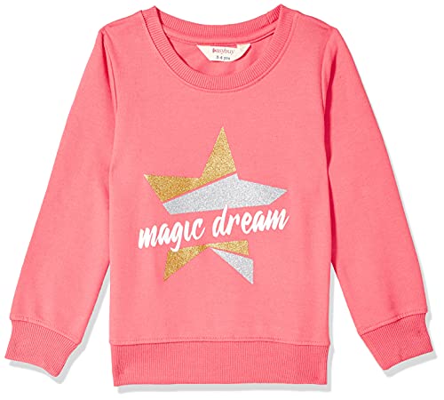 Image of Easybuy Girls Regular Sweatshirt AU21DM01GX Peach Apricot, 5 Years-6 Years