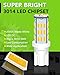 UNXMRFF - T10 921 LED Bulb Warm White Camper Light Bulbs 168 912 194 LED Bulb for 12V RV Light Bulbs Travel Trailer RV Interior Ceiling Lights Car Map lights, Dome lights, Door Lights (Pack of 20)
