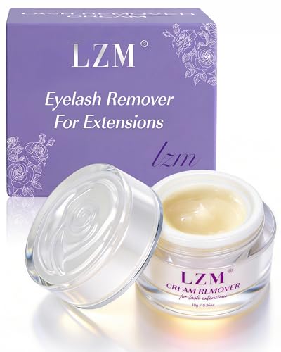 LZM Eyelash Extension Remover 10G Rapidly and Thoroughly Dissolves Eyelash Extensions Glue Gentle Formula Lash Extension Remover for Salon Use