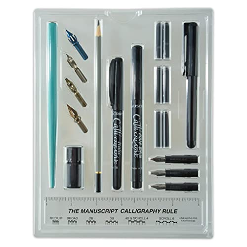 Manuscript Pen Company Class Calligraphy Kit, Black (Mc191Cal) #TOP1