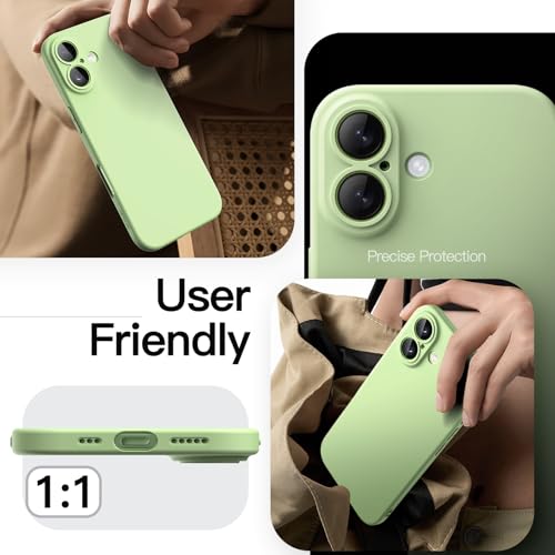 Image of JETech Slim Case for iPhone 17 6.3-Inch, Ultra-Thin Lightweight Minimalist Phone Cover with Camera Lens Protection, Matte Anti-Fingerprint Finish (Sage)