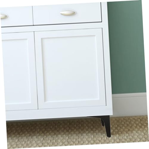 Patas para muebles de diseño triangular en hierro reforzado set de 4 6