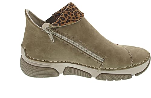 Rieker Stiefelette, mokasyny damskie, beż, 42 EU