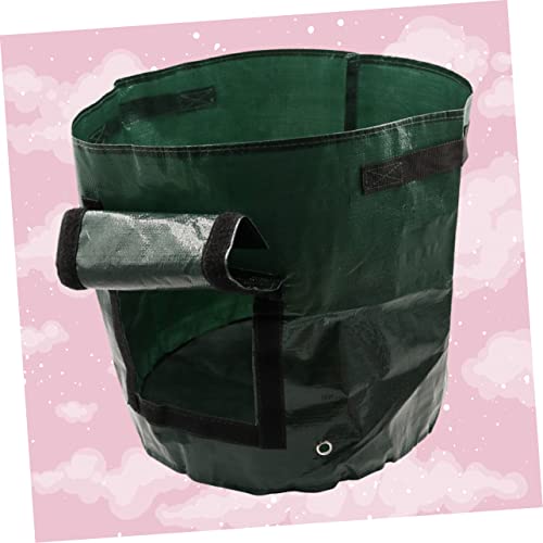 Sosoport Cloth Potato Grow Bags Plant Grow Pouch for Peanut Garden Tote Root Breathing Fabric 34x35cm - Thumbnail 3