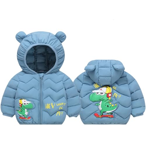 Generico Giubbotto Invernale Bambino, Piumino Bambino Invernale, Cappotto Con Cappuccio Da Bimbo Giubbino Incappucciato Inverno 1-6 Anni Carino Bambina Adatto Cappotti Autunno Giacche Neve Neonato