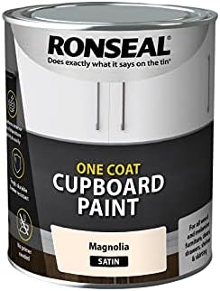 RONSEAL One Coat Cupboard Paint White Gls 750ml,RSLOCCWG750